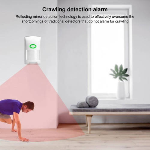 Detector De Movimiento Wifi Pir Sensor De Alarma Infrarrojo