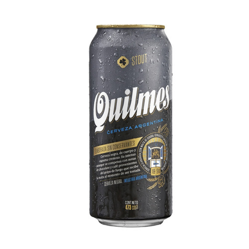 Imagen 1 de 1 de Cerveza Quilmes Stout negra lata 473 mL