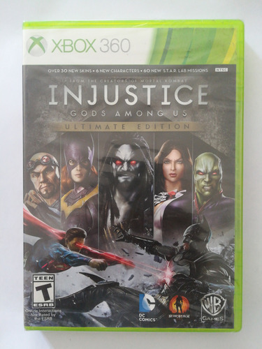 Injustice Gods Among Us Ultimate Edition Xbox 360 100% Nuevo