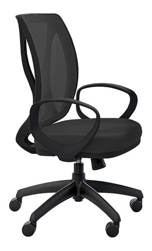 Sillon De Escritorio Silla Ergonomica Alma Negra Con Brazos