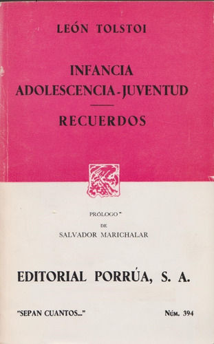 Infancia Adolescencia Juventud Recuerdos S/ctos Núm. 394 Por