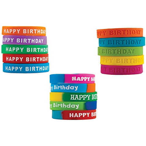 Paquete Super De Pulseras De Cumpleaños Feliz Tcr9804 ...