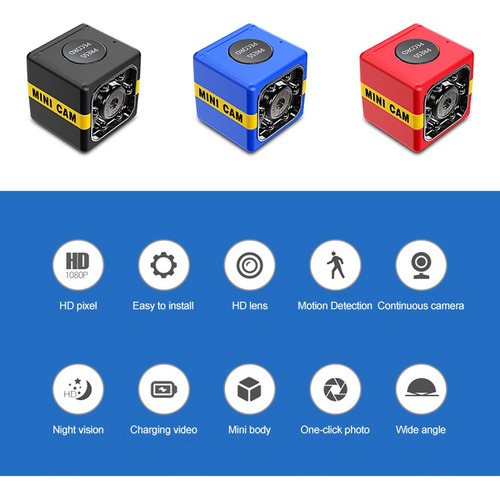 Cámara Cámara Cámara De Seguridad 1080p Con Movimiento Mini