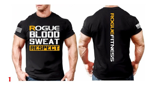 Remeras R-ogue Fitness Crossfit Frente Y Espalda - Mma - Gym