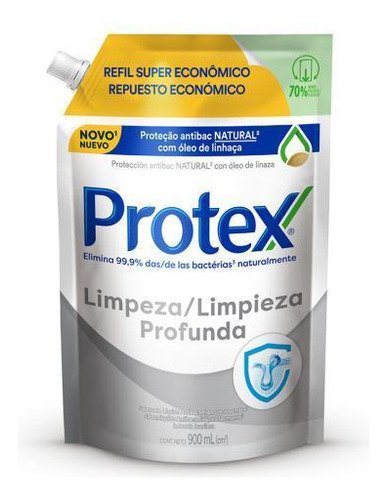 Sabonete Líquido Protex Limpeza Profunda 900ml