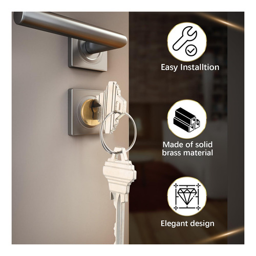 Jagely 4 Pcs Lock Cylinder 125 Pulgadas Piezas De Repuesto
