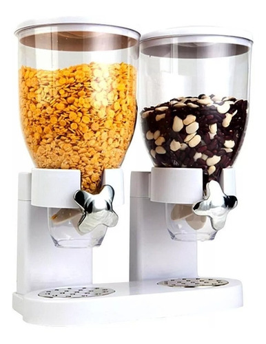 Dispenser Doble P/cereales Granola Fideos Dosificador Piu