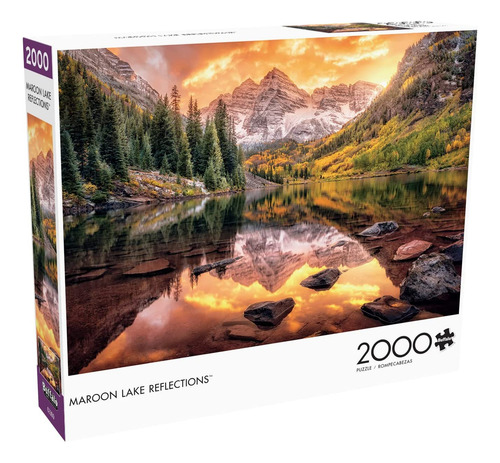 Buffalo Games - Maroon Lake Reflection - Puzzle De 2000 P...