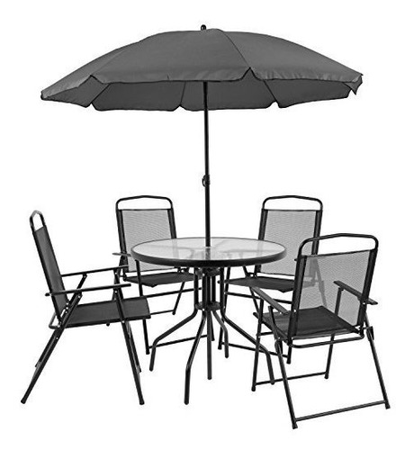 Imagen 1 de 5 de Flash Furniture Nantucket Juego De 6 Piezas Para Jardin Co