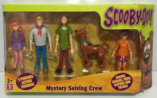 Muñecos Scooby Doo X 5 Personajes Mystery Solving Crew