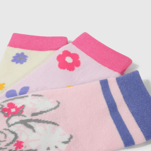 Calcetin 3/4 Niñas Rosa 55382 Colloky