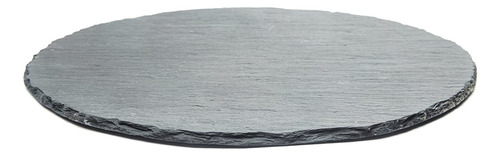 Tabla De Quesos Fox Run 3808 Slate, Redonda, Gris, 12 X 12 X