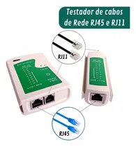 Comprar Testador De Cabos De Rede Lan Rj45 Rj11 Com Led Removível