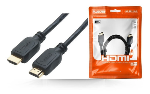 Imagem 3 de 5 de Cabo Hdmi 2m Blindado 2 Metros 2.0 4k Ultra Hd 3d 19 Pinos