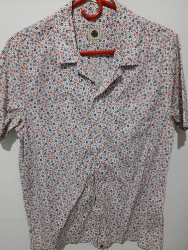 Imagen 1 de 3 de Camisa Pretty Green Manga Corta. Liam Gallagher