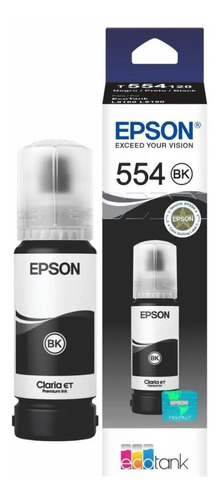 Botella Epson Ecotank T554 (t554120-al) Negro Pigmentado