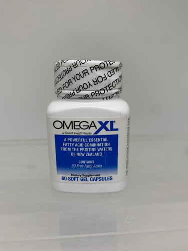 Omega Xl (60 Cápsulas) Alivio Del Dolor Articular, Omega 3 Sabor Sin Sabor