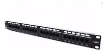 Comprar Patchera Patch Panel Cat 6 24 Puertos Bocas Jack Cat6 Rj45