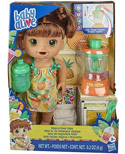 Baby Alive Magical Mixer Baby Doll Tropical Treat Con Acceso