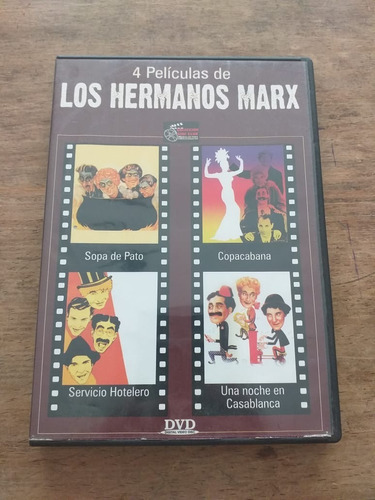 2 Dvd Hermanos Marx - Contiene 4 Películas - Dvd Original