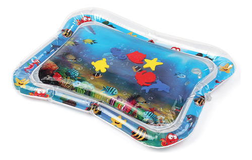 Alfombra De Juego Inflable Para Bebés, Agua, Barriga