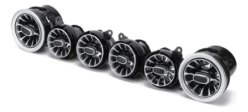 Kits De Ventilación De Turbina Led Frontal Turbo Ambient, 6
