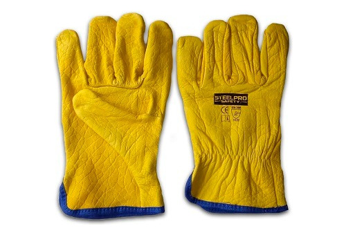 Guante Badana Amarillo Steelpro Pack X 6