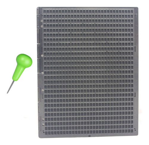 Práctico Porta Braille De Plástico Escolar De 27 Líneas Y 30