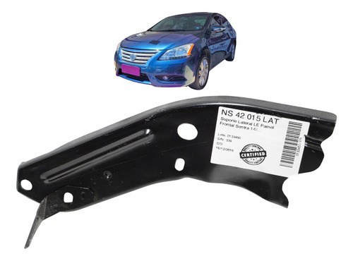 Suporte Lateral Sentra Sl 2014 2015 2016 2017 2018 Esquerdo