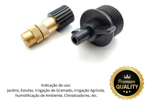 Boquilla De Riego Nebulizadora De Latón For Tubería De Pvc,