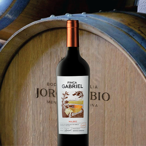 Vino Finca Gabriel Malbec Roble 6x750 Ml