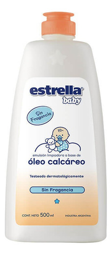 Óleo calcáreo Estrella Sin Fragancia 500 ml