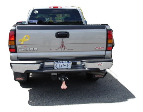 Pick Up Adorno Testículos De Toro Cromados ¡truck Balls!