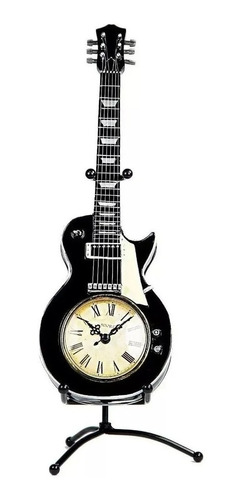 Reloj Decorativo En Forma De Guitarra 