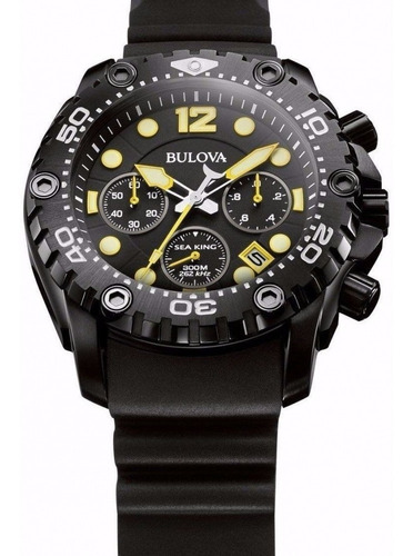 Relógio Bulova Mergulho 300m Original Wb31845p Nfe Garantia