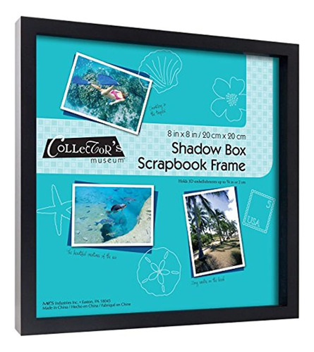 Mcs 8x8 Pulgadas Scrapbook Shadowbox Frame Negro 40393