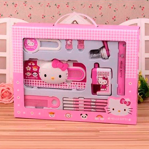 Kit De Papeleria De 7 Pzs Heello Kiitty