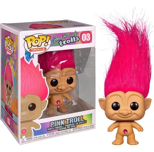 Funko Pop Buena suerte Trolls Pink Troll 03