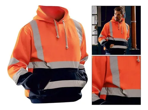Sudadera Con Capucha Seguridad Alta Visibilidad