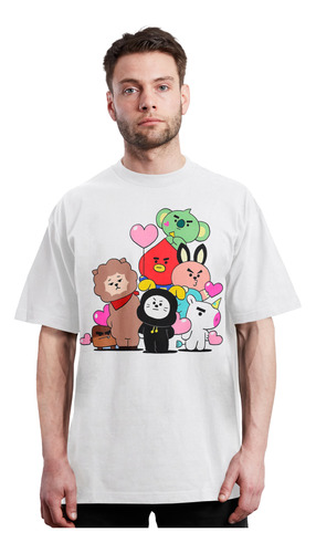 Bt21 - Army - Kpop - Animacion -  Polera