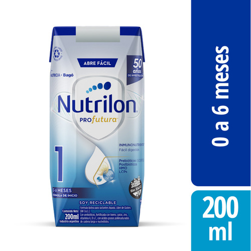 Nutrilon 1 Profutura - 0 A 6 Meses Brick 200ml X 24un