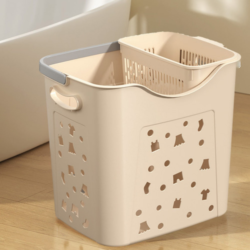 Cesta De Plástico Para Ropa Sucia, Baño, Dormitorio