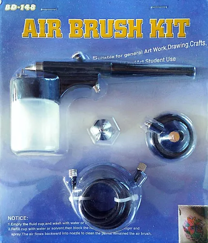 Kit Aerografo Blister Economico Pulverizador Pintura Hobby