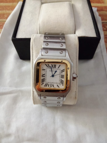 Reloj Cartier Acero Y Dorado 