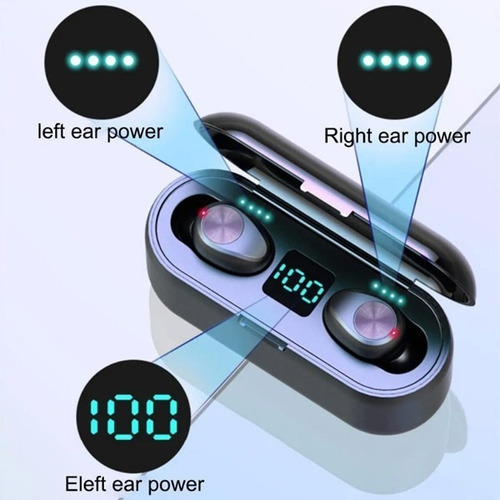 Auriculares Bluetooth F9 Tws Inalámbricos Premium Sound