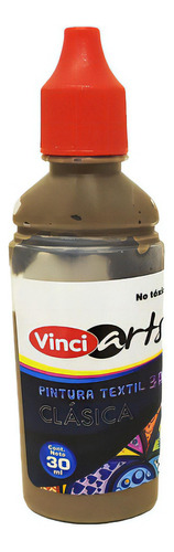 Pintura Textil Vinci Clásica 30ml Cafe Claro 1 Pzs