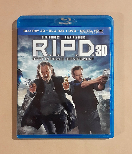 R.i.p.d. Policía Del Más Allá Blu-ray 3d + 2d + Dvd Original