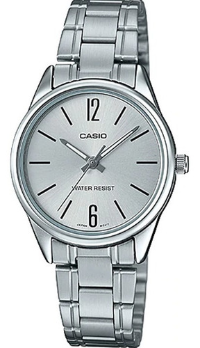 Reloj Casio Quartz Ltpv005 Mujer Acero Inoxidable Full