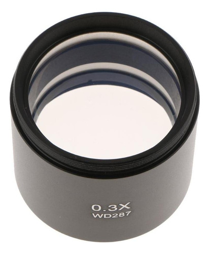 0.3x Lente De Objetivo Auxiliar De Óptico For Microscopio