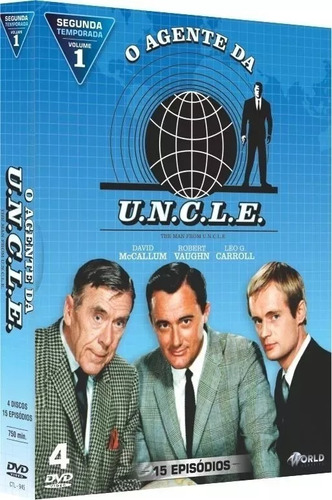 Dvd O Agente Da Uncle 2ª Temporada Vol. 1 Digibook 4 Discos